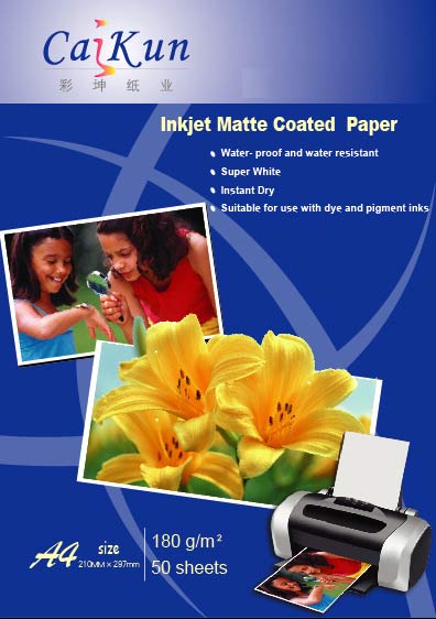  180g Inkjet Matte Coated Paper ( 180g Inkjet Matte Coated Paper)