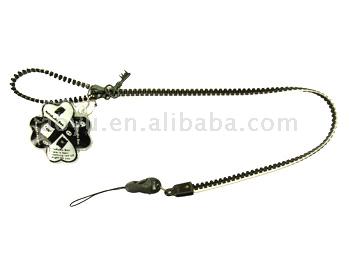  Zipper Lanyard for Mobile Phones