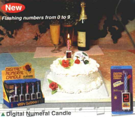 Digital Number Candle (Digital Number Candle)