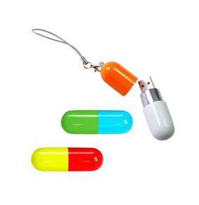  Pill Shaped USB Flash Drive (En forme de pilule USB Flash Drive)