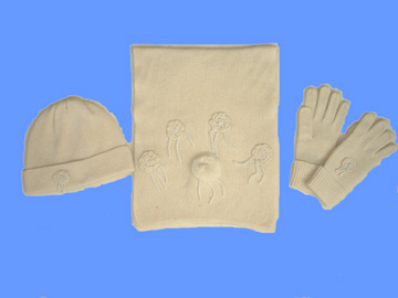  Scarf, Hat and Glove Set (Écharpe, bonnet et gants)