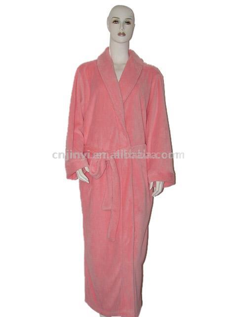  Coral Fleece Bathrobe (Коралловые руно Халат)