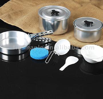  Aluminum Anodized Camping Cookware Set