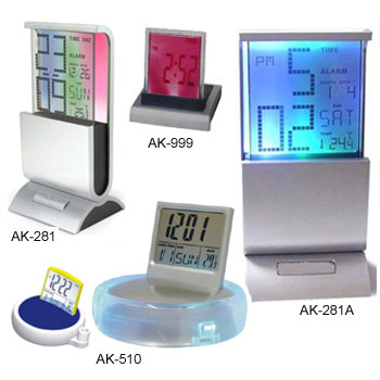  Colorful Backlight LCD Calendar Clock ( Colorful Backlight LCD Calendar Clock)