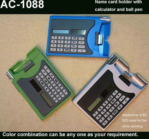  Name Card Holder Calculator (Nom du titulaire Calculatrice)