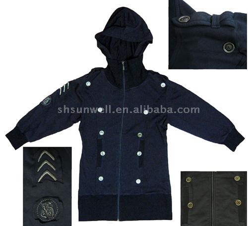  Ladies` Fashion Hooded Jacket