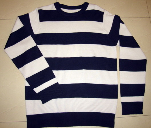  Men`s Stripe Raglan Sweater ( Men`s Stripe Raglan Sweater)