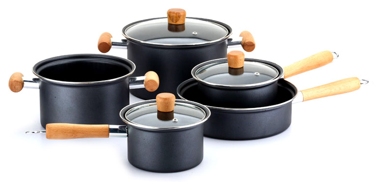  Nonstick Wok Set (Antiadhésive Wok)