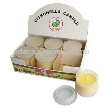  Citronella Candle in Cup with Cover (Citronnelle Bougie à la Coupe avec Cover)