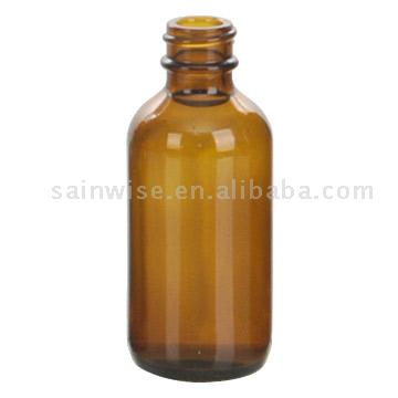  Amber Glass Bottle (Boston Round) (Amber Glass Bottle (Boston Round))