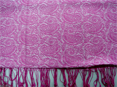  Jacquard Mercerized Wool Shawl (Jacquard Mercerized Wool Shawl)