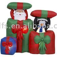  Air Blow Inflatable Pop And Down Santa And Penguin ( Air Blow Inflatable Pop And Down Santa And Penguin)