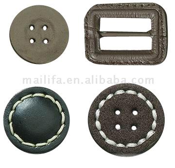  Leather Button (Кожа кнопки)