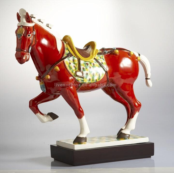  Handmade Ceramic Horse (Tang Dynasty) ( Handmade Ceramic Horse (Tang Dynasty))