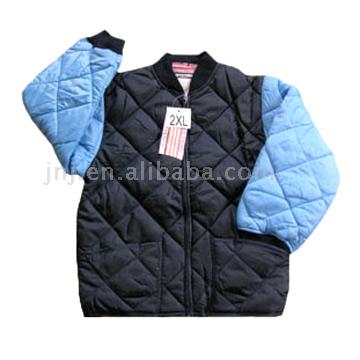  Boy`s Padded Jacket with Latticework (Boy`s Padded Jacket avec Treillis)