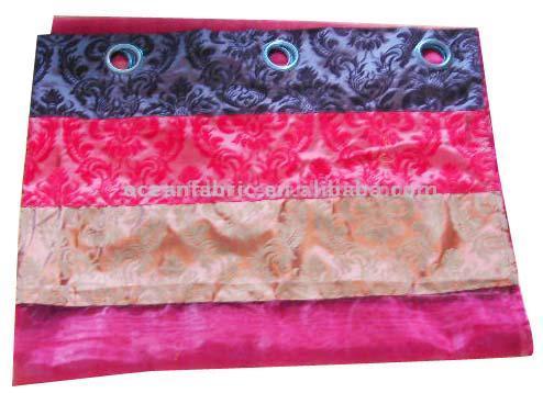  Flocking Taffeta Eyelets Curtain (Флокирование Тафта Люверсы занавес)