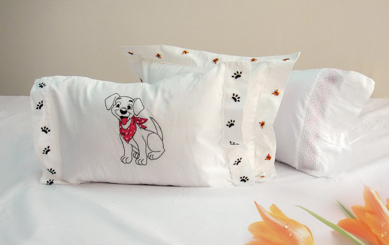  Pillowcase With Handmade Hemstitch, Cutwork, And Drawnwork