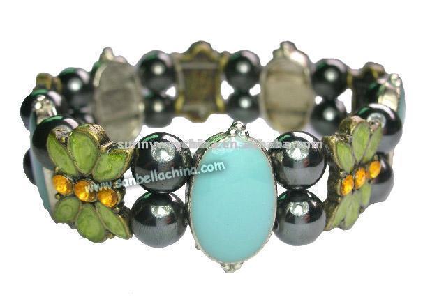  Magnetic Hematite Summer Bracelet