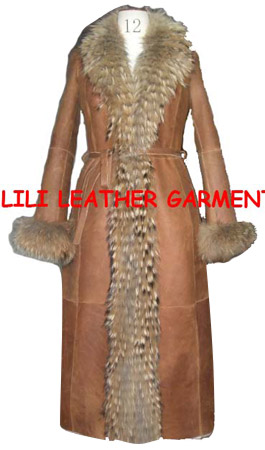  Ladies` Lamb & Raccoon (Double-Face) Coat ( Ladies` Lamb & Raccoon (Double-Face) Coat)