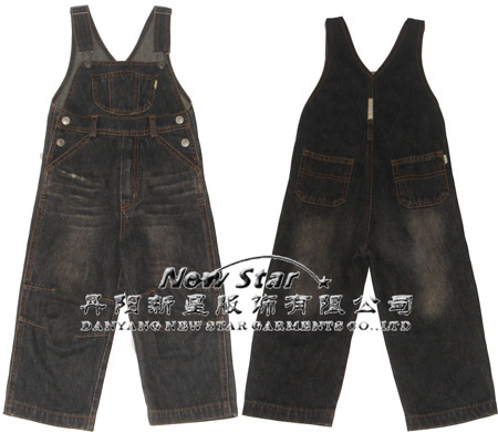  Children`s Suspender Denim Trousers