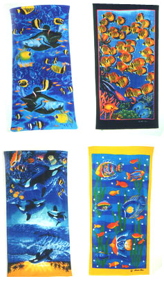  Velour Printed Beach Towel (Serviette de plage velours imprimé)