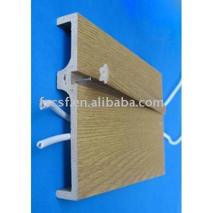  Wood Plastic Laminated Flooring Skirting /Wall Base Board ( Wood Plastic Laminated Flooring Skirting /Wall Base Board)