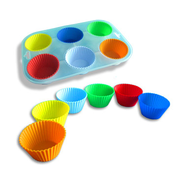  Silicone Muffin Cups (Силиконовые Muffin кубки)