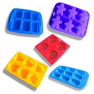  Silicone Muffin Pans with Shapes (Силиконовые Muffin кастрюли с фигурами)