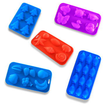  Silicone Icy Cube Trays