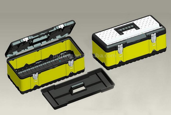  U-Iron Sheet Bottomed Plastic Tool Box (U-tôle Bottomed Plastic Tool Box)