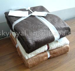  Embossed Blanket with Suede Backside (Рельефные одеяло с Suede B kside)