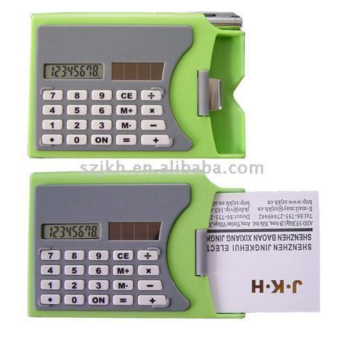  Name Card Case Calculator with Pen ( Name Card Case Calculator with Pen)