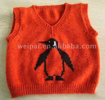  Children`s Knitted Vest ( Children`s Knitted Vest)