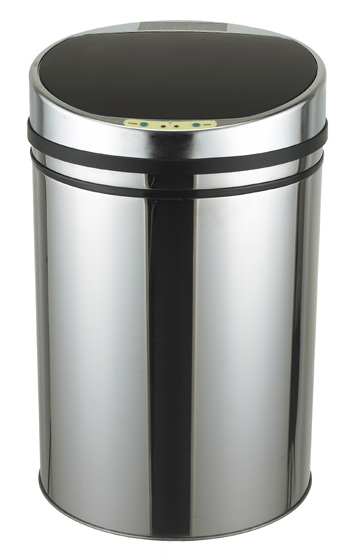  33L Solar Energy Stainless Steel Inductive Litter Bin (33L солнечной энергии из нержавеющей стали Индуктивная мусорное ведро)