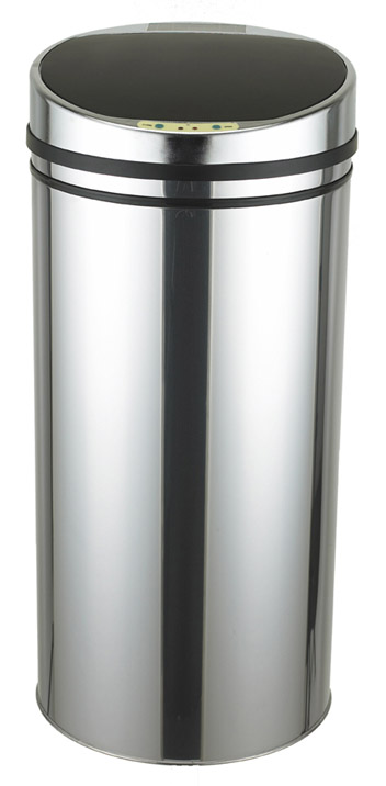  52L Solar Energy Stainless Steel Inductive Litter Bin (52L солнечной энергии из нержавеющей стали Индуктивная мусорное ведро)