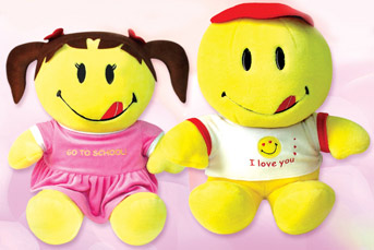  Smiley Boy & Girl Doll (Smiley Boy & Girl Doll)