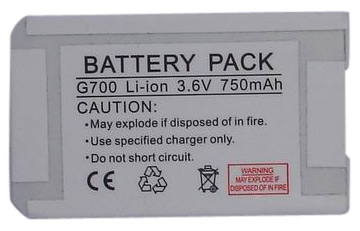  Battery for Pantech G700 (Batterie pour Pantech G700)