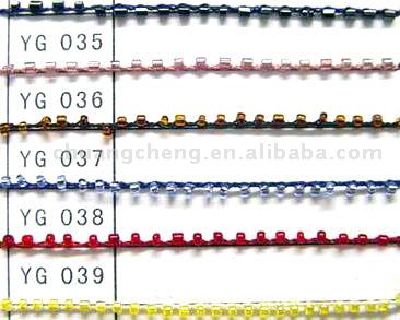  Glass Beads String (Perles de verre String)