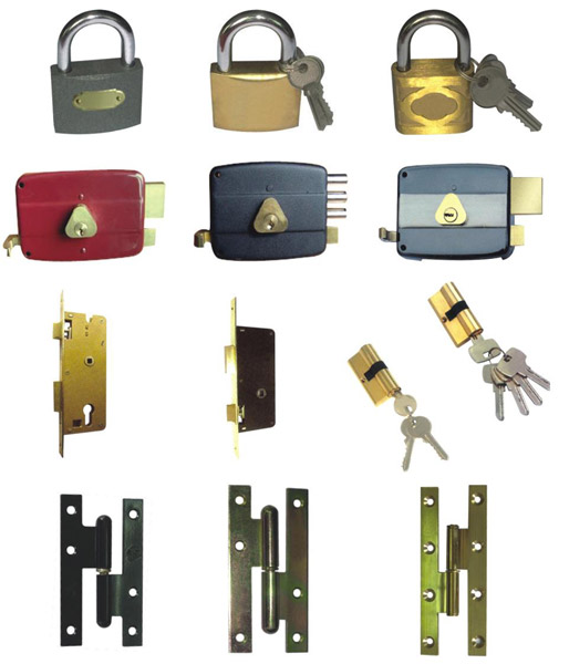  Locks, Hinges & Cylinders (Serrures, charnières et cylindres)