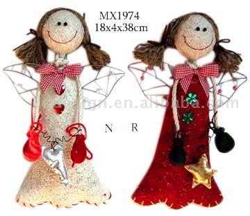  Sisal Christmas Hanging Angels ( Sisal Christmas Hanging Angels)