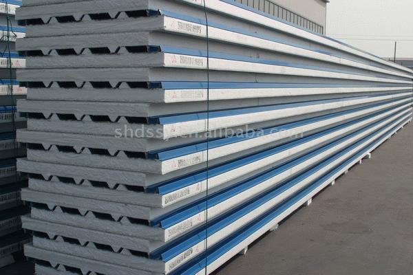  Color-Coated Steel Sandwich Panel (Цвет покрытия стальных сэндвич панелей)