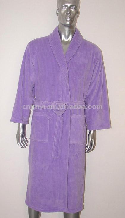  Coral Fleece Bathrobe (Coral Fleece Peignoir)