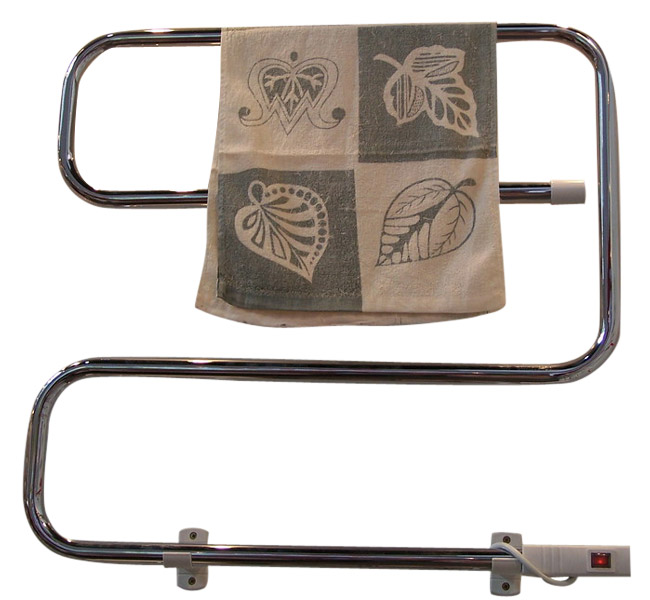  Chrome-Plated Towel Rack Warmer