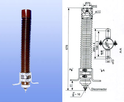  Metal Oxide Arrester for AC System (Metal Oxide parafoudre AC System)