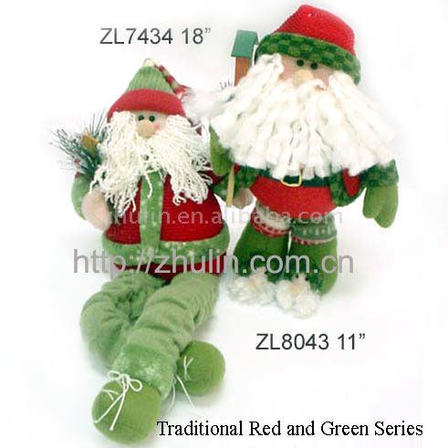  Christmas Santa (Traditional Red & Green Series) (Noël Santa (Traditional Red & Green Series))