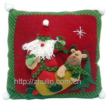  Christmas Cushion (Traditional Red & Green Series) (Coussin de Noël (traditionnel Red & Green Series))