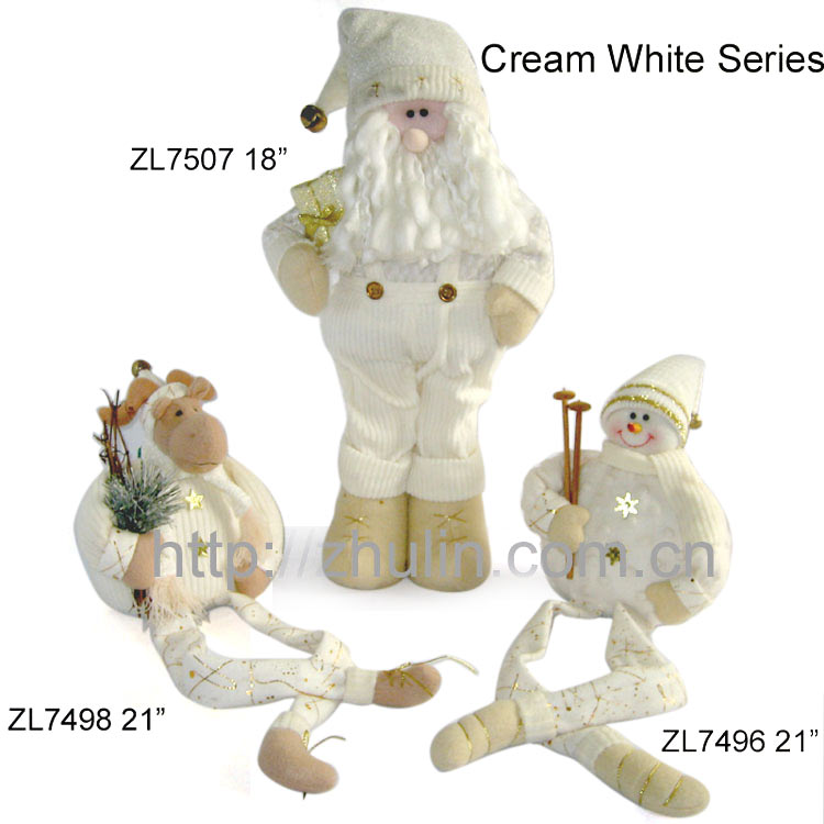  Santa & Snowman (Cream White Series) (Santa & Snowman (Cream White Series))