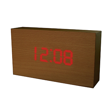  Wooden LED Calendar Clock (Wooden LED Horloge calendrier)