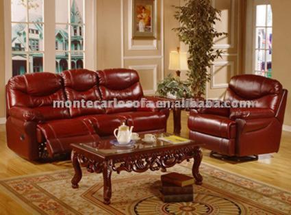  Recliner Leather Sofa