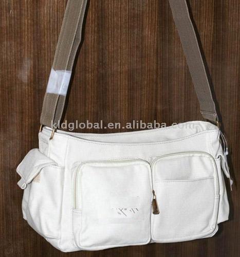  Canvas Messenger Bag with Multi-Pockets (Холст Messenger сумка с Multi-Карманы)